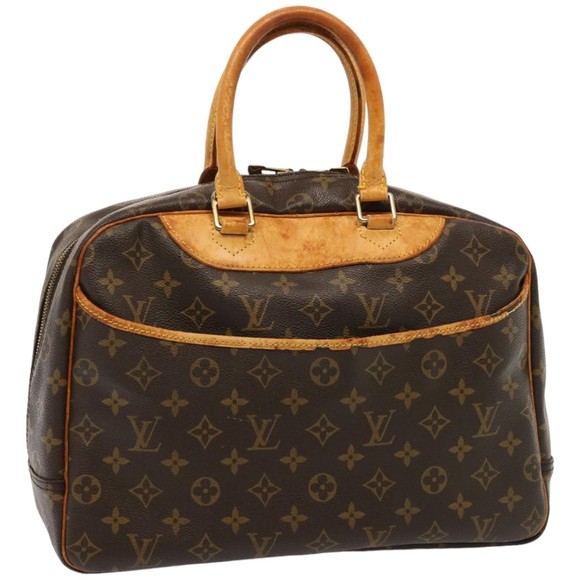LOUIS VUITTON Monogram Deauville Hand Bag M47270 LV Auth bs14744 - Picture 1 of 16